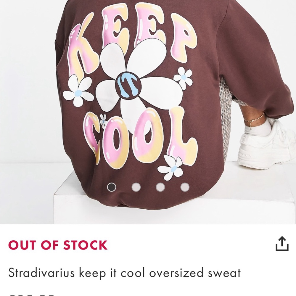 ASOS KEEP IT COOL Sweatshirt out of stock online